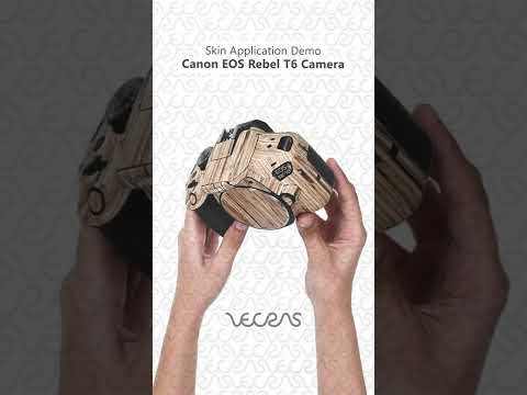 Canon EOS Rebel T6 – 1300D Camera 3M Decal Skin Wrap Short Video