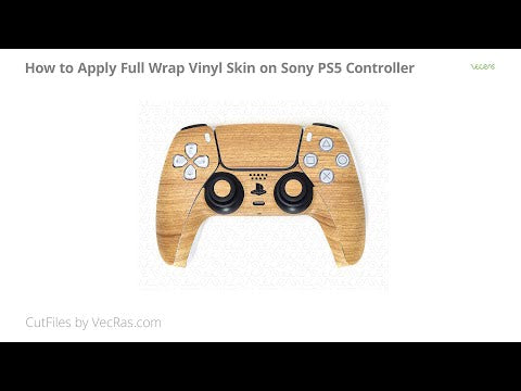 Sony PS5 Disc Version 3M skin Wrap Application Demo