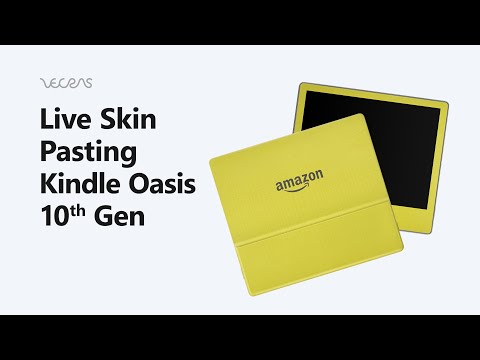 kindle oasis 10th gen skin application video demo