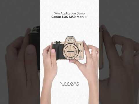 Canon EOS M50 Mark II Mirrorless Camera 3M Decal Skin Wrap Short Video