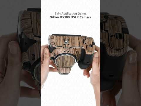 NIKON D5300 DSLR Camera 3M Decal Skin Wrap Short Video
