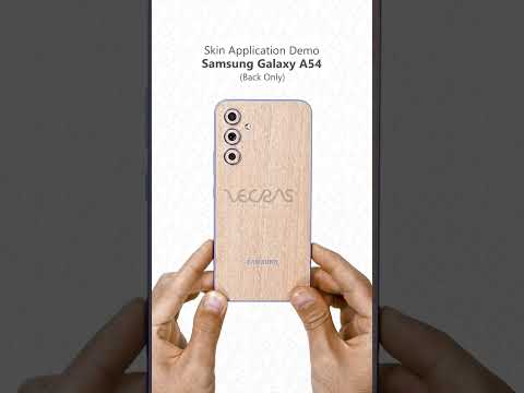 Galaxy A54 3M Decal Skin Wrap Short Video