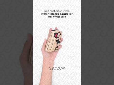 Hori Nintendo Switch Split Pad Pro Controller 3M Decal Skin Wrap Demo Video