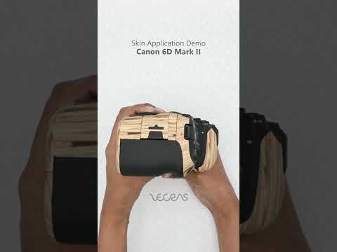Canon EOS 6D Mark II DSLR Camera 3M Decal Skin Wrap Short Video