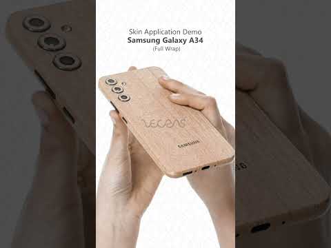 Galaxy A34 3M Decal Skin Wrap Short Video