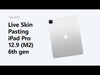 apple ipad pro 12.9 m2 skin pasting tutorial