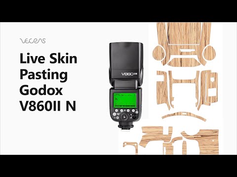 Godox V860II N Flash 3M Decal Skin Wrap Short Video