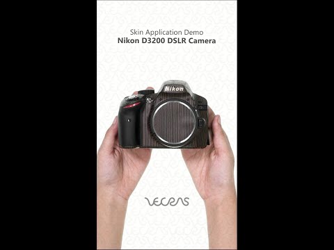 Nikon D3200 DSLR Camera 3M Decal Skin Wrap Short Video