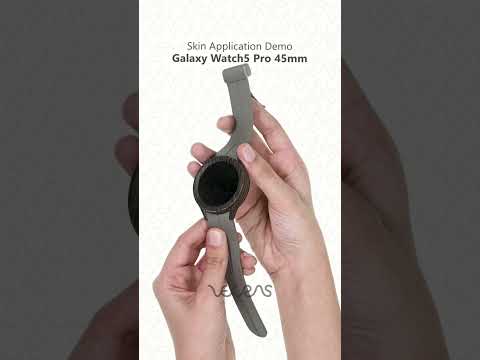 Galaxy Watch 5 Pro 45mm 3M Decal Skin Wrap Short Video