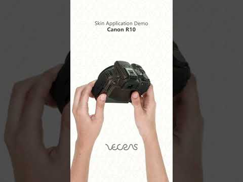 Canon EOS R10 Mirrorless Camera 3M Decal Skin Wrap Short Video