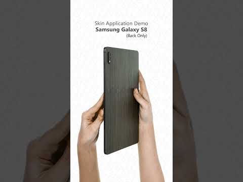 Galaxy Tab S8 3M Decal Skin Wrap Short Video