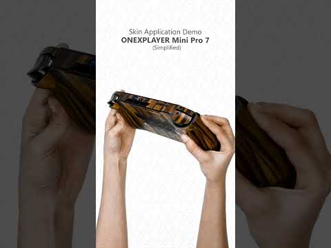 ONEXPLAYER Mini Pro 7 Console  3M Decal Skin Wrap Short Video