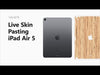 iPad Air 5 Vinyl Skin Pasting Tutorial Full Wrap using VecRas Cutfiles