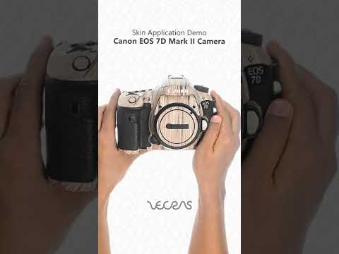 Canon EOS 7D Mark II DSLR Camera 3M Decal Skin Wrap Short Video