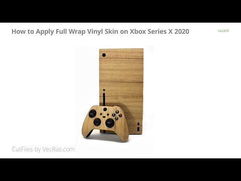 Xbox Series X 3M skin Wrap Application Demo