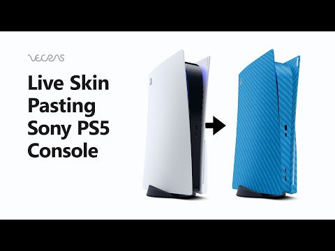 Sony PS5 Disc Version 3M Decal Skin Full Wrap Application Tutorial