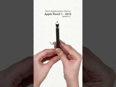 Apple Pencil 1  3M Decal Skin Wrap Short Video