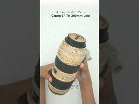 Canon EF 70-200mm F2.8L Lens 3M Decal Skin Wrap Short Video