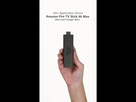 Amazon Fire TV Stick 4k Max 3M Decal Skin Wrap Short Video