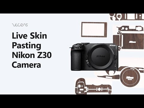 Nikon Z30 Mirrorless Camera 3M Decal Skin Wrap Short Video