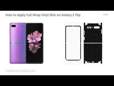 Galaxy Z Flip 3 5G 3M Decal Skin Full Wrap Application Tutorial