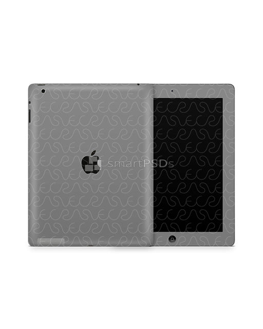 iPad 4 Vinyl Skin Design Template 2012