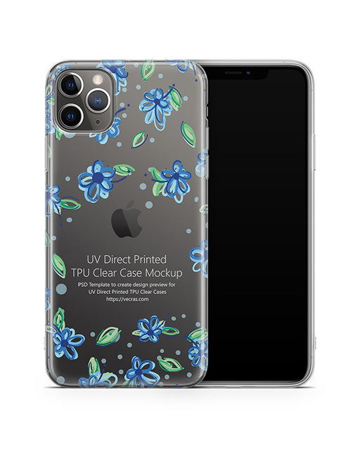 iPhone 11 Pro Max (2019) TPU Clear Case Mockup 