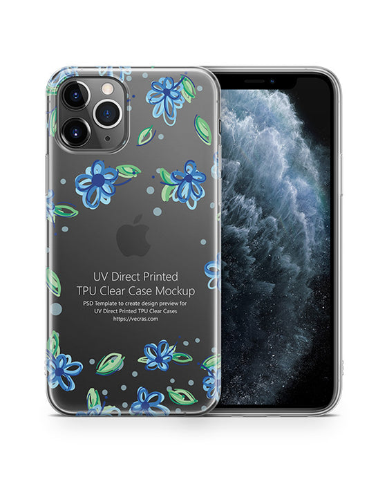 iPhone 11 Pro (2019) TPU Clear Case Mockup