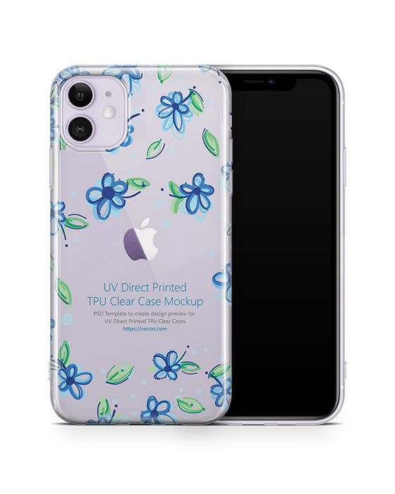 iPhone 11 (2019) TPU Clear Case Mockup 