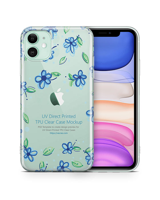 iPhone 11 (2019) TPU Clear Case Mockup 