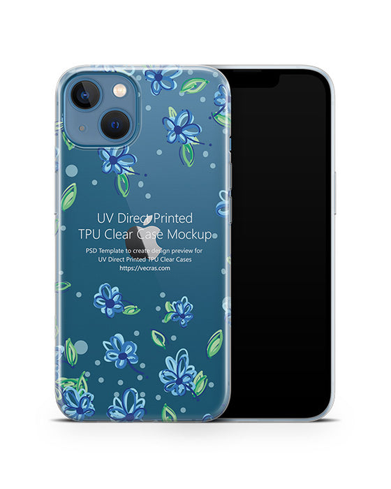 iPhone 13 Mini (2021) TPU Clear Case Mockup
