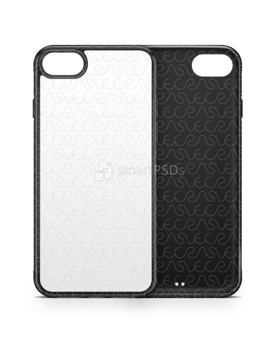 iPhone SE (2022) 2d Rubber Flex Case Design Mockup