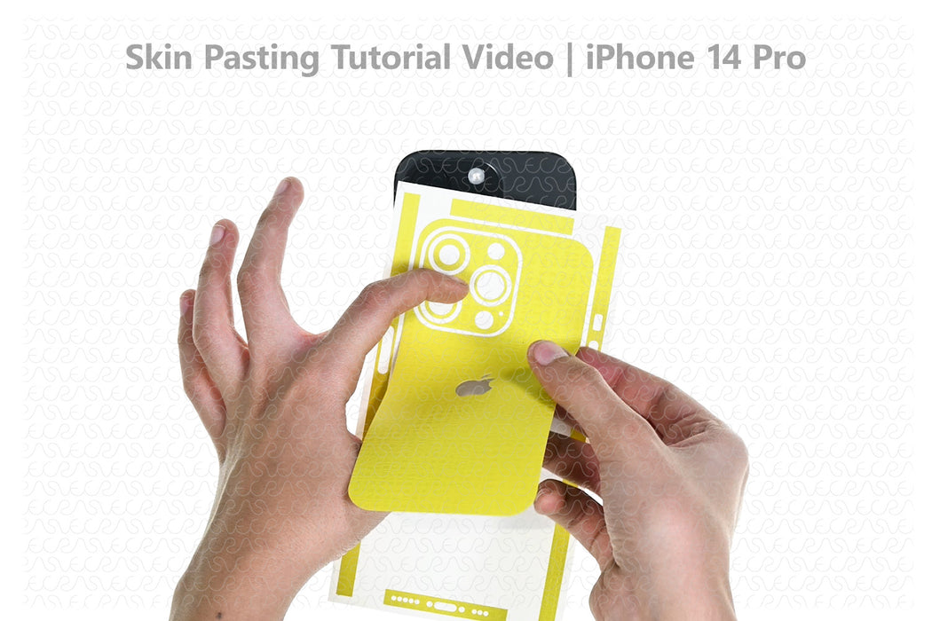 iPhone 14 Pro Skin Pasting Tutorial (Split Full Wrap)